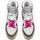 Schuhe Damen Sneaker Diadora 17889.C2034 MI BASKET-BIANCO/ROSSO/FUCSIA Weiss