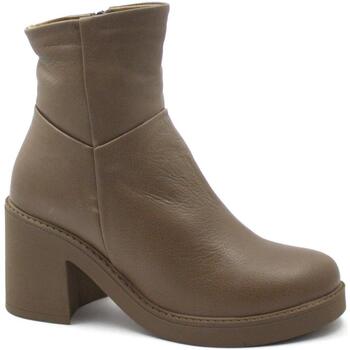 Schuhe Damen Ankle Boots Bueno Shoes BUE-I23-WZ7100-MA Braun