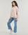 Kleidung Damen Sweatshirts New Balance FRENCH TERRY SMALL LOGO HOODIE Rosa