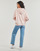 Kleidung Damen Sweatshirts New Balance FRENCH TERRY SMALL LOGO HOODIE Rosa