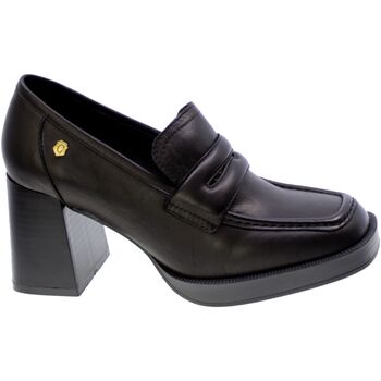 Schuhe Damen Slipper Carmela 9732 Schwarz