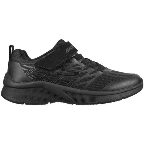 Schuhe Jungen Sneaker Skechers Low MICROSPEC - TEXLOR 403770L BBK BBK Schwarz