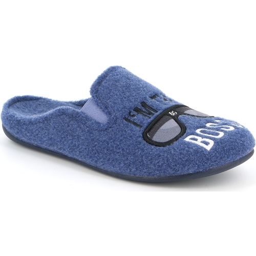 Schuhe Herren Pantoffel Grunland DSG-CI2573 Blau