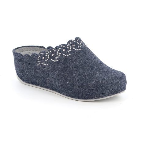 Schuhe Damen Pantoffel Grunland DSG-CI1879 Blau