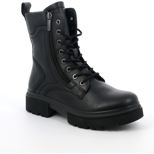 Schuhe Damen Low Boots Grunland DSG-PO2704 Schwarz