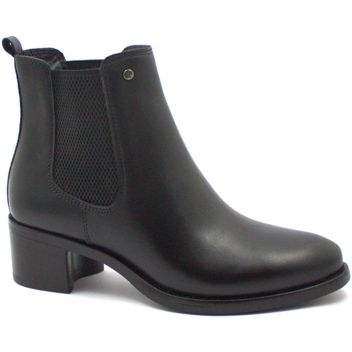 Schuhe Damen Low Boots Keys KEY-I23-8531-BL Schwarz