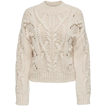Only  Pullover Margaretha L/S Knit - Pumice Stone