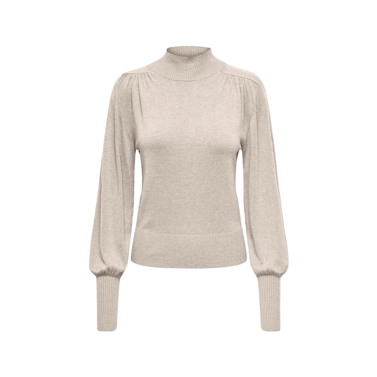 Kleidung Damen Pullover Only Julia Life L/S Knit - Pumice Stone Beige