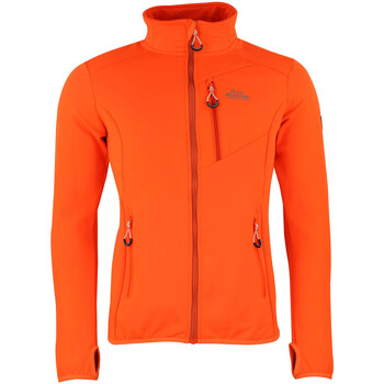 Kleidung Herren Fleecepullover Peak Mountain Blouson polarshell homme CLIMO Orange