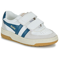 Schuhe Kinder Sneaker Low Gola HAWK STRAP Weiss / Beige