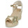 Schuhe Damen Sandalen / Sandaletten Geox D GELSA LOW Gold / Beige