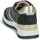 Schuhe Damen Sneaker Low Geox D DESYA Schwarz / Silbern / Gold