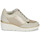 Schuhe Damen Sneaker Low Geox ILDE Beige / Gold