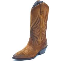 Schuhe Damen Stiefel Metisse DX607 Ingrassato Braun