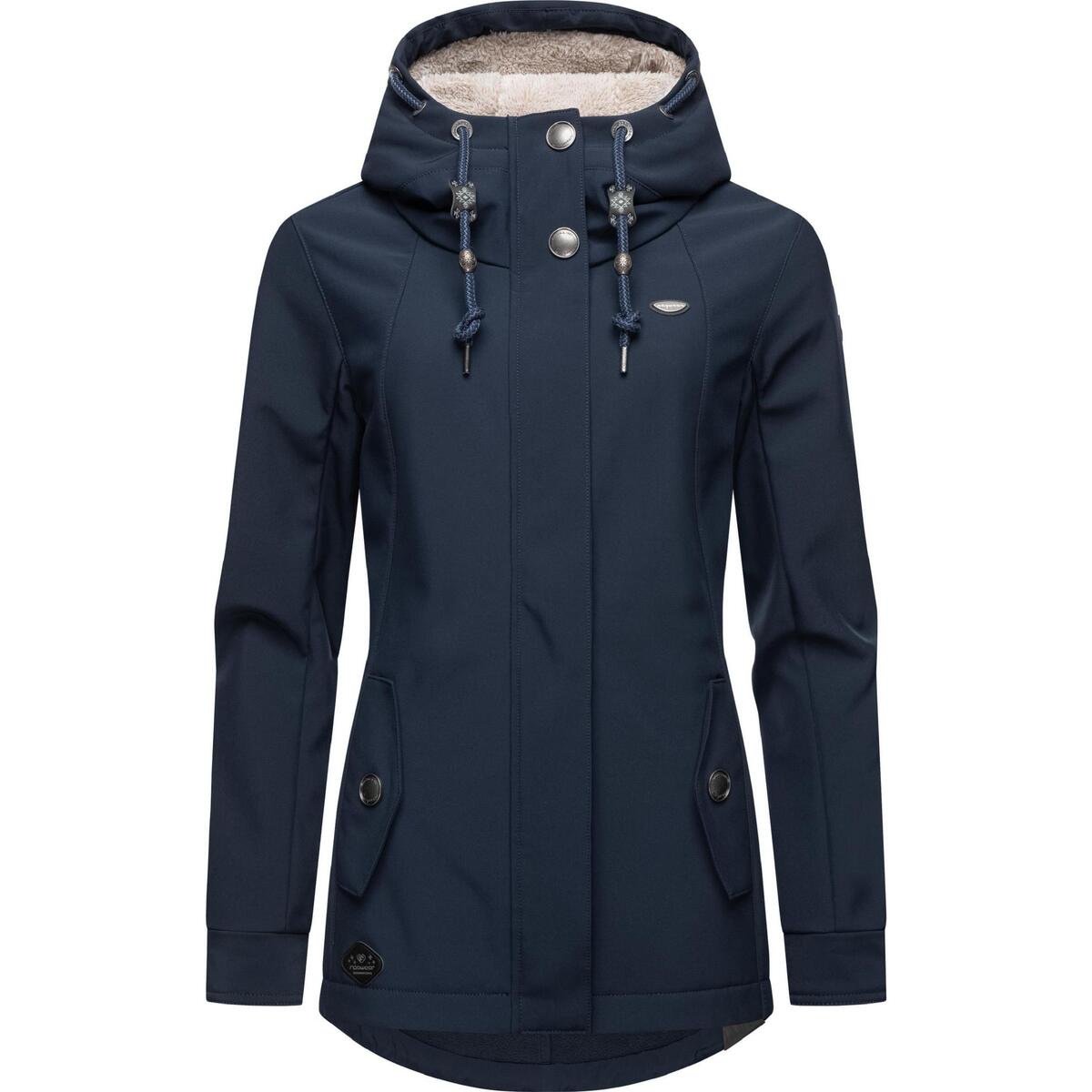 Kleidung Damen Jacken Ragwear Softshelljacke Monadde Softshell Blau