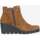 Schuhe Damen Boots Enval 4763044 Braun