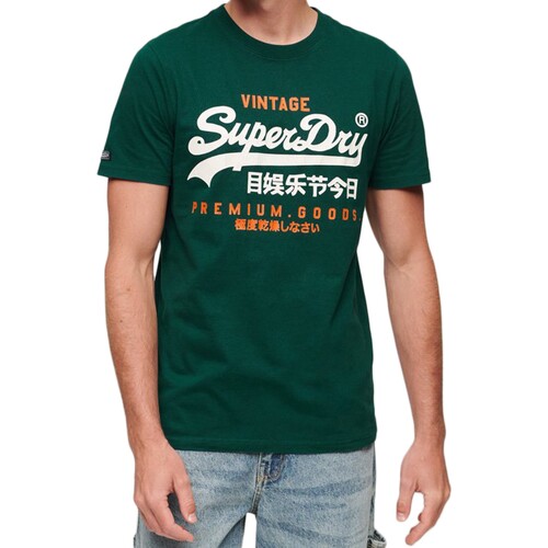 Kleidung Herren T-Shirts Superdry 223217 Grün