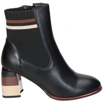 Schuhe Damen Low Boots Revel Way BOTINES DIVINITY SHOES 84350A MODA JOVEN NEGRO Schwarz
