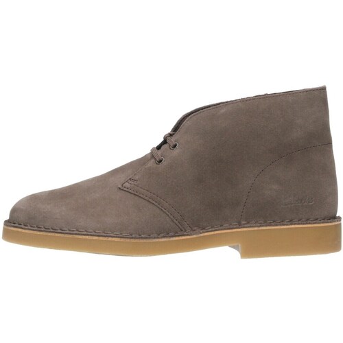Schuhe Herren Slipper Clarks 175160 Grau