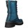 Schuhe Damen Low Boots Felmini D539 amphibie Frau Blaues Öl Blau