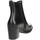 Schuhe Damen Boots Valleverde 47621 Schwarz