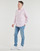 Kleidung Herren Langärmelige Hemden Tommy Jeans TJM REG OXFORD STRIPESHIRT Rosa