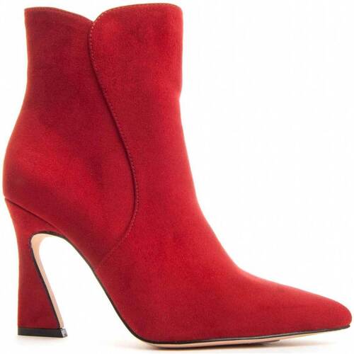 Schuhe Damen Klassische Stiefel Leindia 84660 Rot