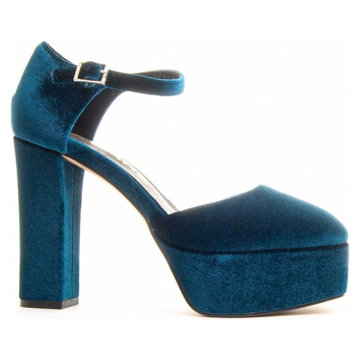 Schuhe Damen Pumps Leindia 84694 Blau