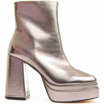 Schuhe Damen Klassische Stiefel Leindia 84697 Grau