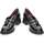 Schuhe Damen Slipper Wonders -LOAFERS G6140 Schwarz