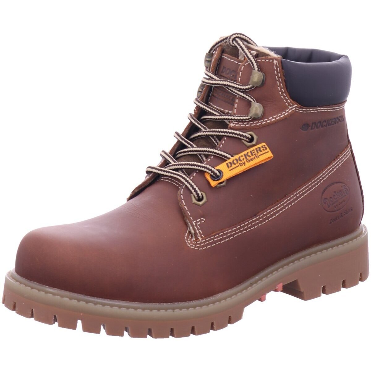 Schuhe Herren Stiefel Dockers by Gerli 53AX103400470 Braun