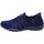 Schuhe Damen Slipper Skechers Slipper Slip Ins 100593 NVY Blau