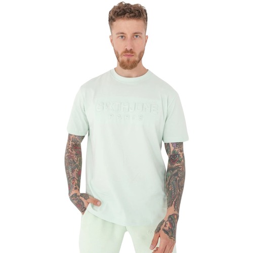 Kleidung Herren T-Shirts Sixth June T-shirt  Thermo Embossed Grün