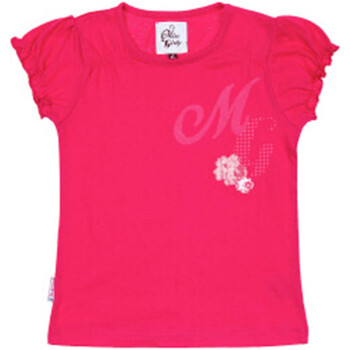 Kleidung Mädchen T-Shirts Miss Girly T-shirt manches courtes fille FABOULLE Rosa