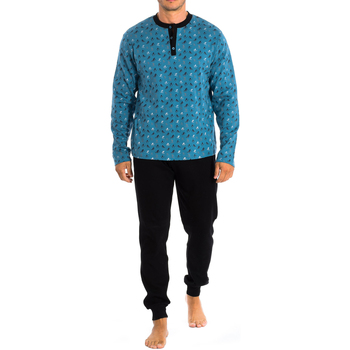 Kleidung Herren Pyjamas/ Nachthemden Kisses&Love KL30175 Blau