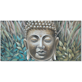 Home Gemälde / Leinwände Signes Grimalt Buddha Grau