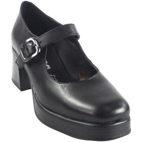 Schuhe Damen Multisportschuhe Jordana 4031 schwarzer Damenschuh Schwarz