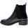 Schuhe Damen Low Boots Francescomilano 9863 Schwarz