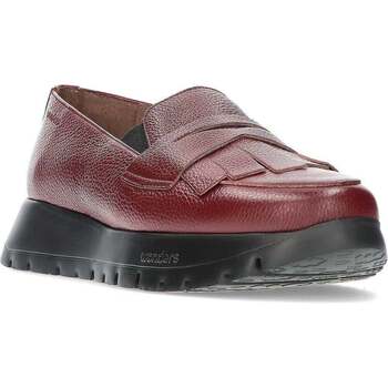 Schuhe Damen Slipper Wonders -LOAFERS A2454 Rot