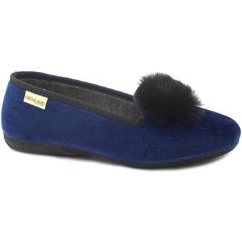 Schuhe Damen Hausschuhe Grunland GRU-ZAL-PA1155-BL Blau