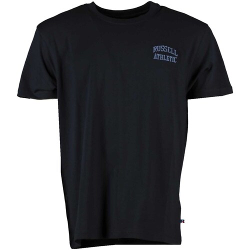 Kleidung Herren T-Shirts & Poloshirts Russell Athletic Iconic S/S  Crewneck  Tee Shirt Blau