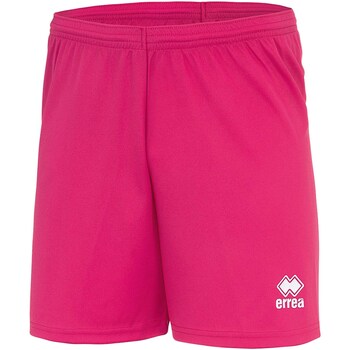 Kleidung Jungen Shorts / Bermudas Errea Pantaloni Corti  New Skin Panta Jr Fuxia Rosa