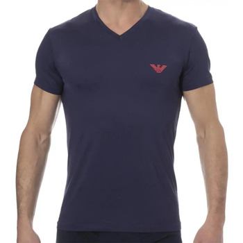 Kleidung Herren T-Shirts Emporio Armani eagle Blau