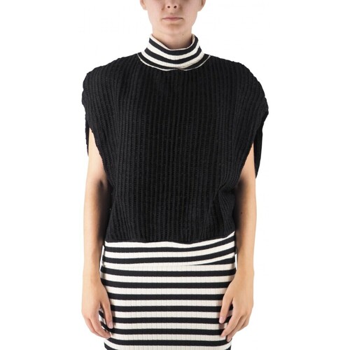 Kleidung Damen Pullover Soho-T Lusaka Schwarzer Pullover Schwarz