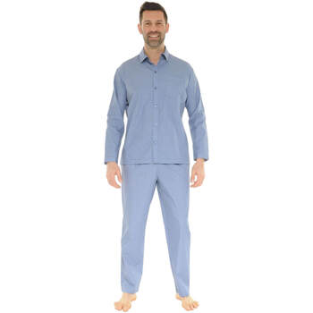 Kleidung Herren Pyjamas/ Nachthemden Pilus BERTIN Blau