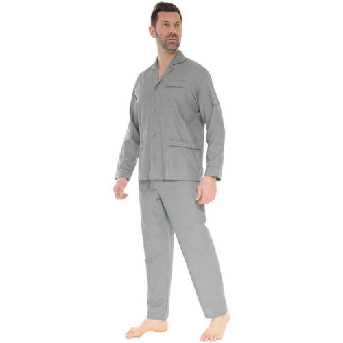Kleidung Herren Pyjamas/ Nachthemden Pilus BASTIAN Grau