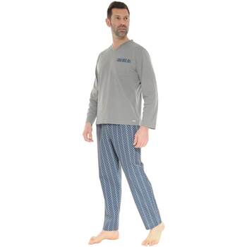 Kleidung Herren Pyjamas/ Nachthemden Pilus BOSCO Grau