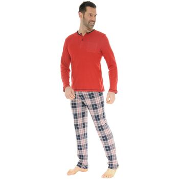 Kleidung Herren Pyjamas/ Nachthemden Christian Cane DAVY Rot