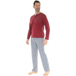 Kleidung Herren Pyjamas/ Nachthemden Christian Cane DAUBIAS Rot