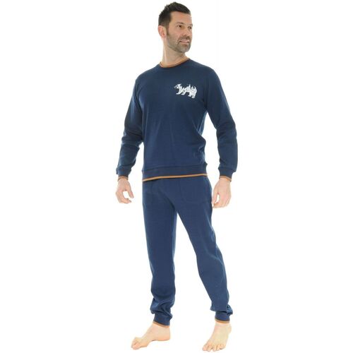 Kleidung Herren Pyjamas/ Nachthemden Christian Cane DARIUS Blau